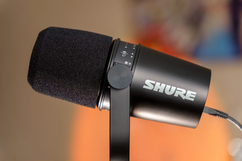 Micrófono para podcast Shure MV7-K USB/XLR