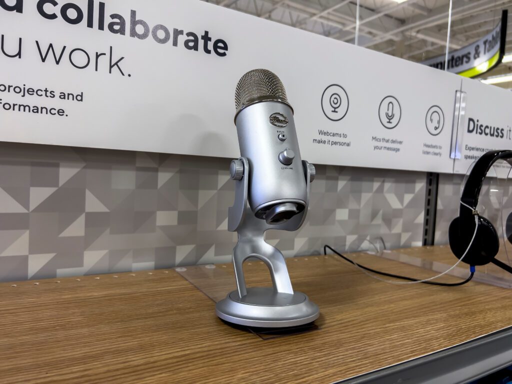 Micrófono para podcast Logitech Blue Yeti